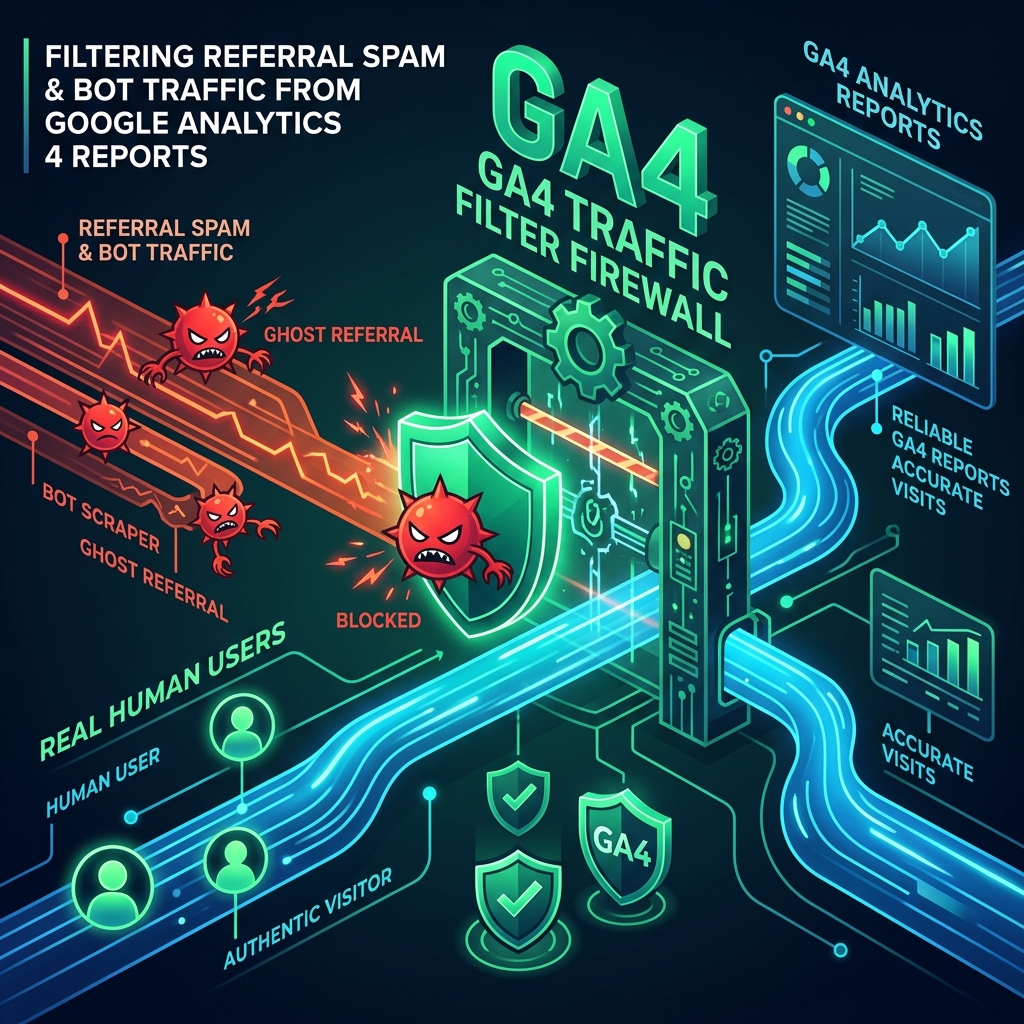 Filtering Referral Spam & Bot Traffic from Google Analytics 4 Reports
