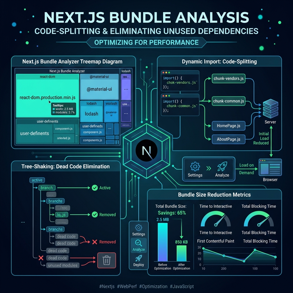 Next.js Bundle Analysis: Code-Splitting & Eliminating Unused Dependencies