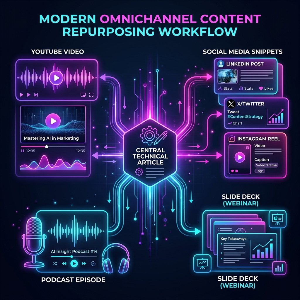 Omnichannel Content Repurposing: Turning Technical Articles into Videos & Posts