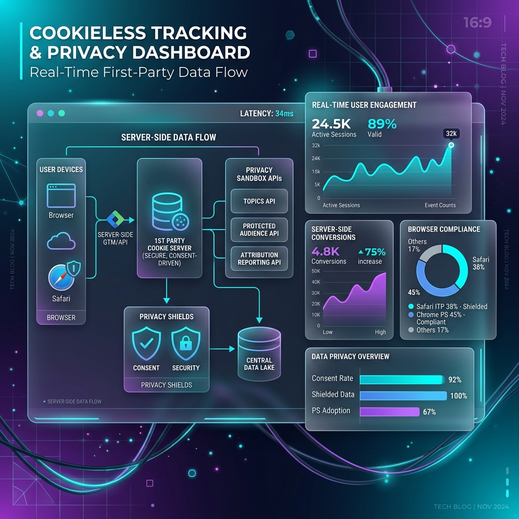 Cookieless First-Party Analytics: Privacy Sandbox & Safari ITP Compliance