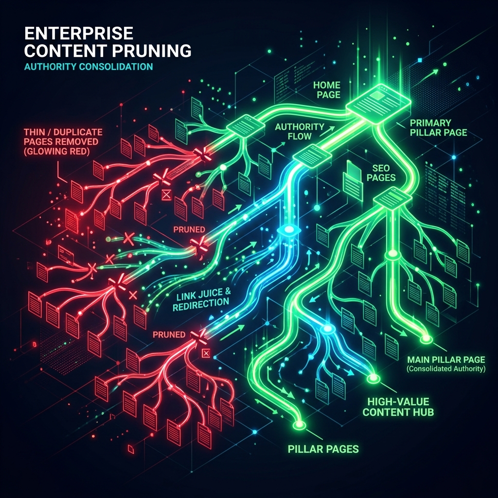 The Enterprise Content Pruning Playbook: Auditing and Deleting Low-Performing Pages