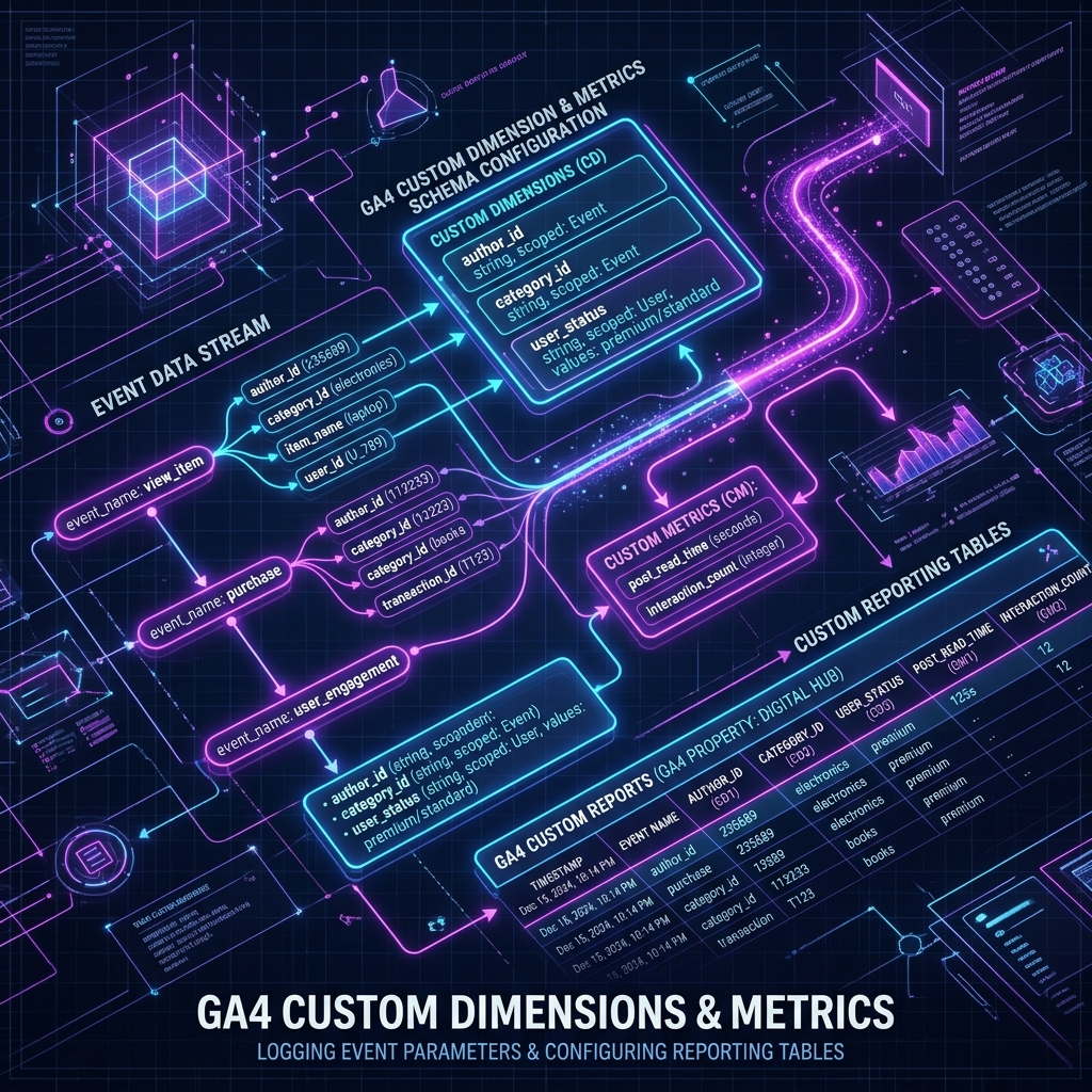 GA4 Custom Dimensions and Metrics: A Technical Implementation Guide