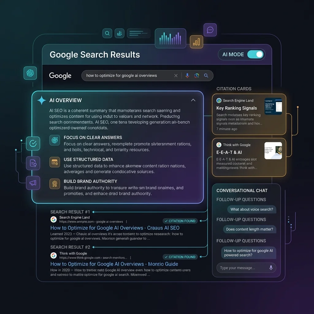 Google AI Overviews and AI Mode SEO: A Practical Visibility Framework (2026)