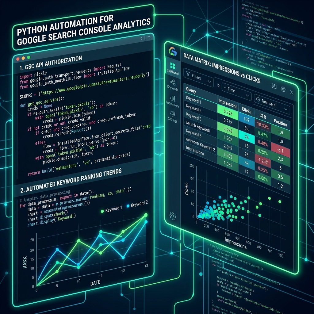 Automating GSC Data Extraction: Python Scripts for Keyword Analysis