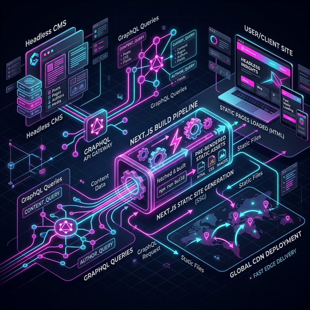 Headless CMS Integration via GraphQL: Fast Static Page Building in Next.js