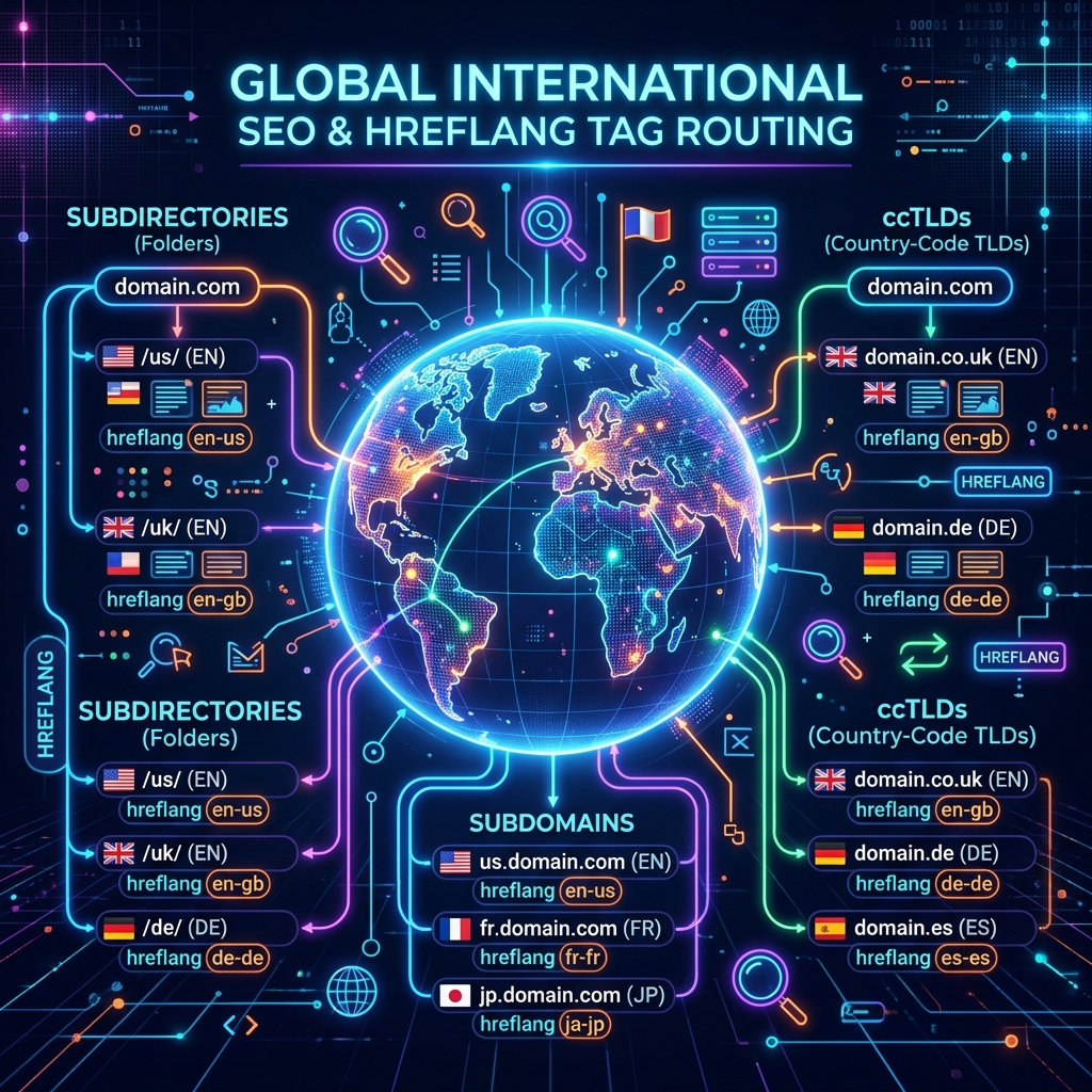 International SEO (Hreflang): Subdirectories vs ccTLDs vs Subdomains
