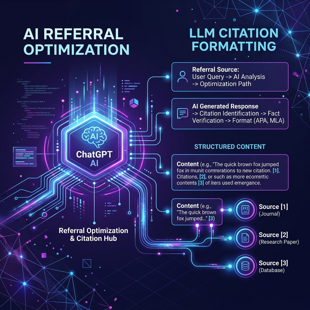 Formatting Content for LLM & ChatGPT Citations: AI Referral Optimization