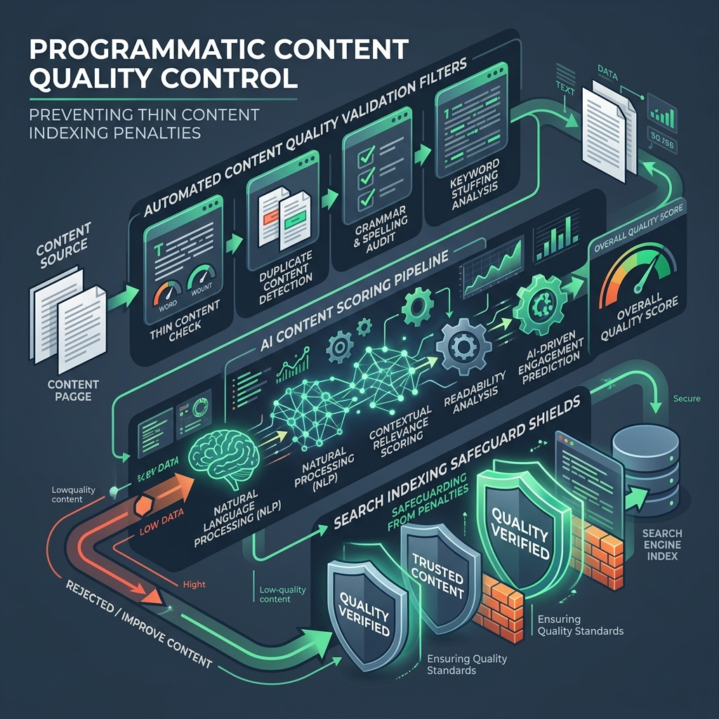 Programmatic Content Quality Control: Preventing Thin Content Indexing Penalties