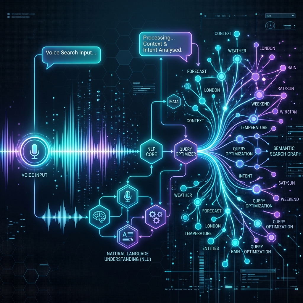 Voice & Conversational Search Query Optimization for NLP Engines