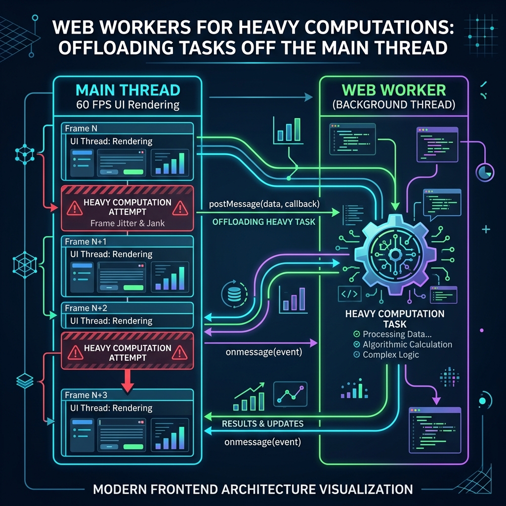 Web Workers for Heavy Computations: Offloading Tasks off the Main Thread